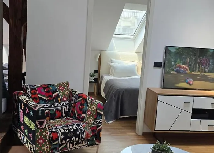 Апартаменты Funky Stylish Penthouse Любляна